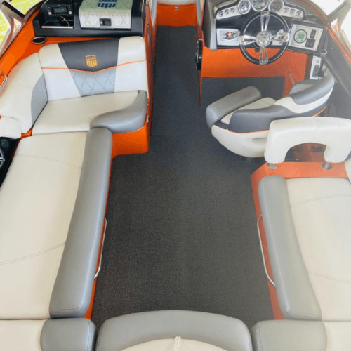 DECKadence Synthetic Boat Carpet on a boat deck